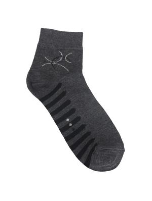 multi colored cotton ankle length sock - 15002282 - Standard Image - 3