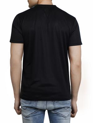 black polyester t-shirt - 15002342 - Standard Image - 3