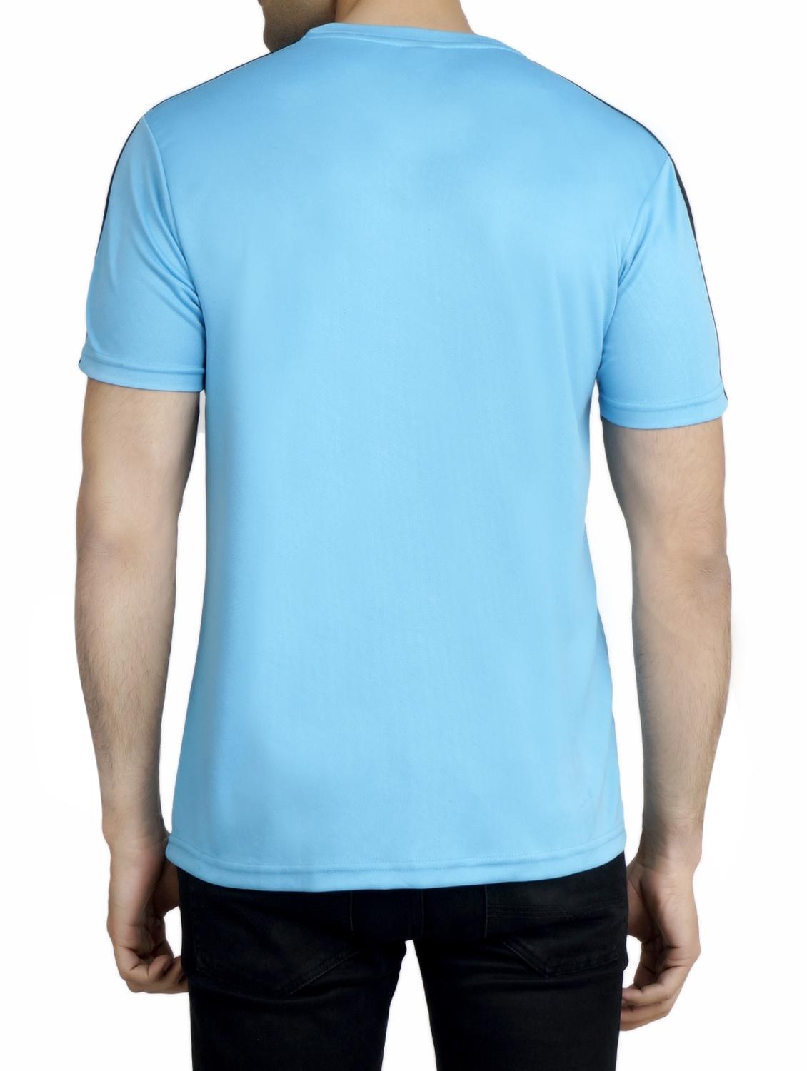 light blue polyester t-shirt - 15002344 - Zoom Image - 3