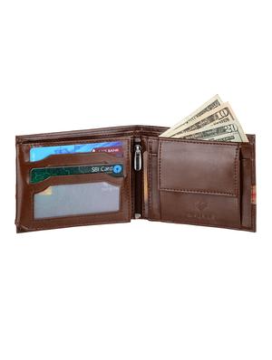 brown leather wallet - 15003556 - Standard Image - 3