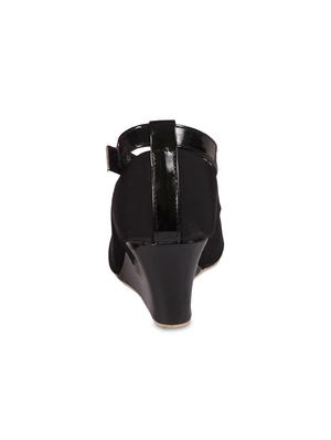 black ankle strap wedge - 15003997 - Standard Image - 3