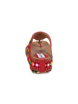 red toe separator sandals - 15004006 - Standard Image - 3