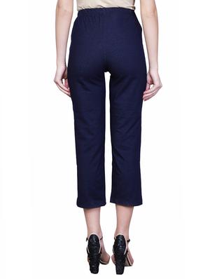 navy blue denim maternity wear capri - 15004182 - Standard Image - 3