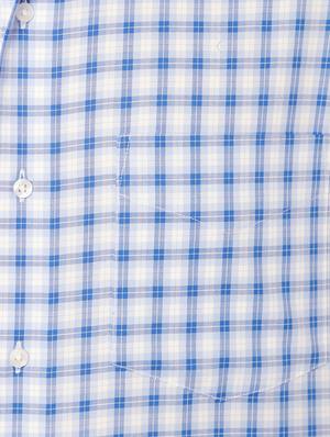 blue cotton formal shirt - 15007109 - Standard Image - 3