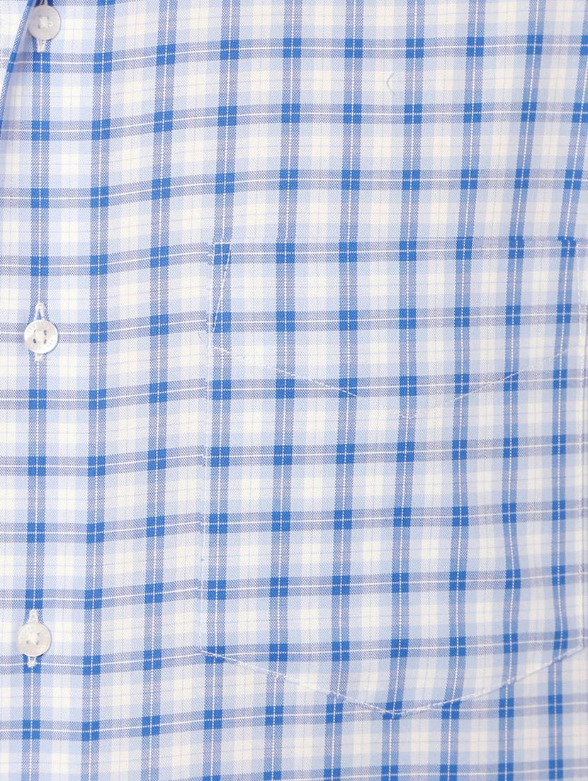 blue cotton formal shirt - 15007109 - Zoom Image - 3