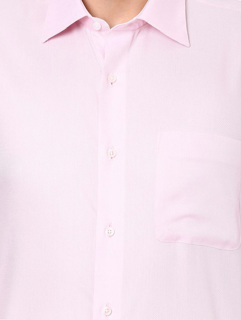 pink cotton formal shirt - 15007129 - Zoom Image - 3