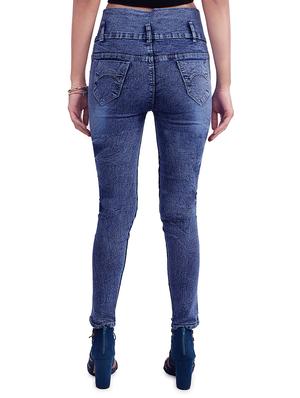 blue denim distressed jeans - 15009424 - Standard Image - 3