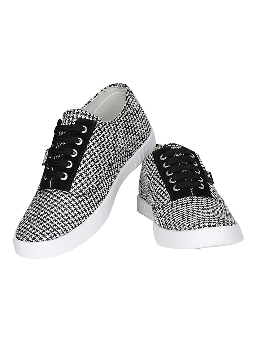 black Fabric lace up sneaker - 15010475 - Zoom Image - 3