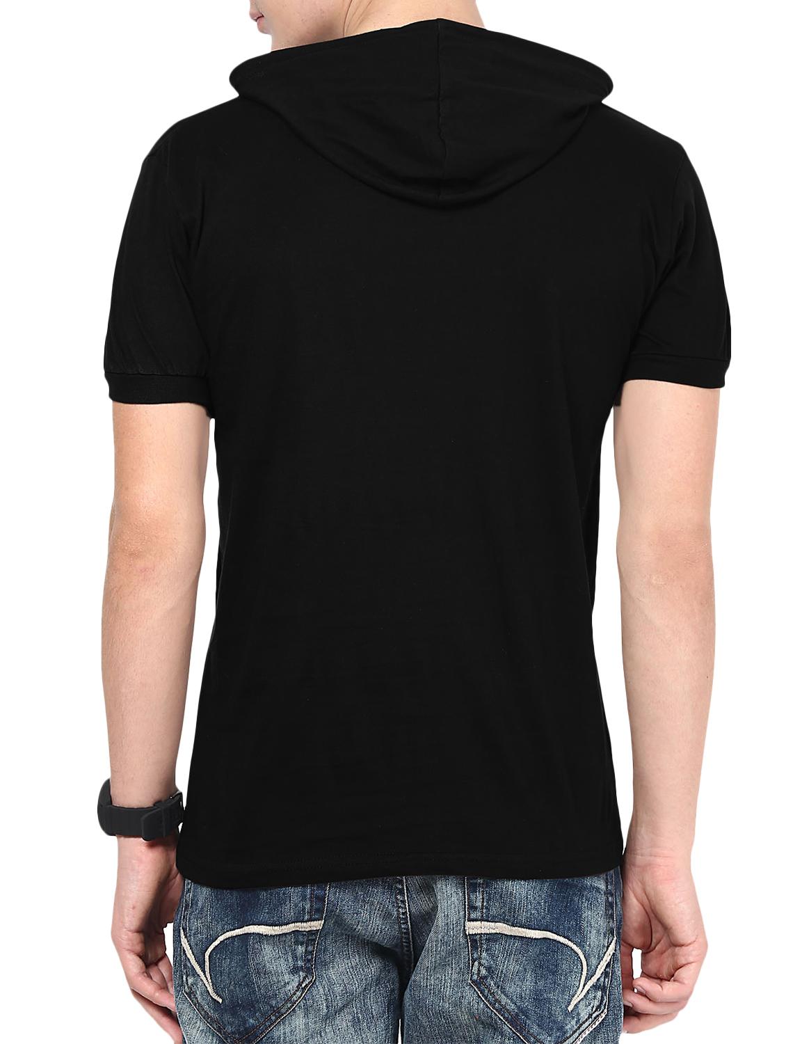 black cotton tshirt - 15010807 - Zoom Image - 3