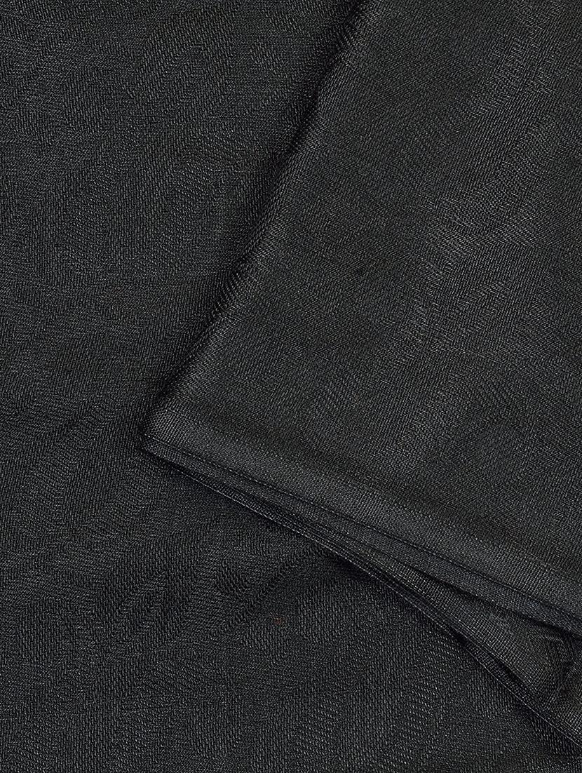 black cotton scarf - 15010871 - Zoom Image - 3