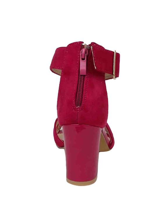 pink suede closed back sandals - 15011627 - Zoom Image - 3