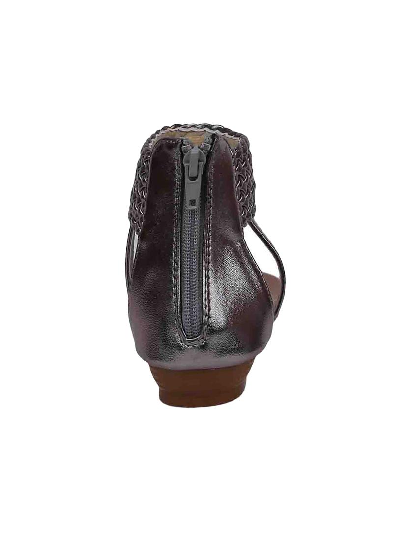 metallic closed back sandal - 15011631 - Zoom Image - 3