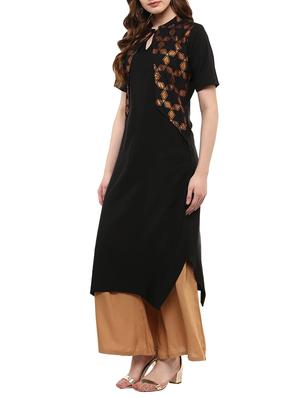 multi colored crepe combos kurta - 15011638 - Standard Image - 3