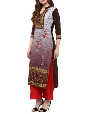 multi crepe combos kurta - 15011642 - Standard Image - 3