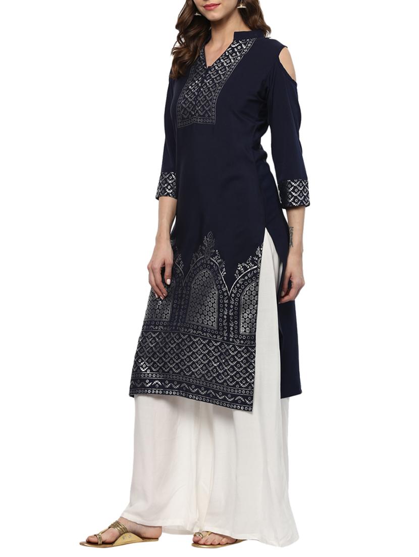 multi crepe combos kurta - 15011643 - Zoom Image - 6
