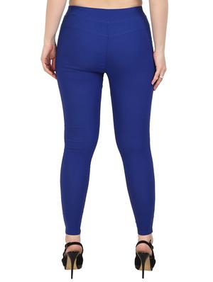 blue solid jeggings - 15012441 - Standard Image - 3