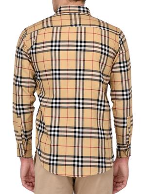 beige cotton casual shirt - 15012922 - Standard Image - 3