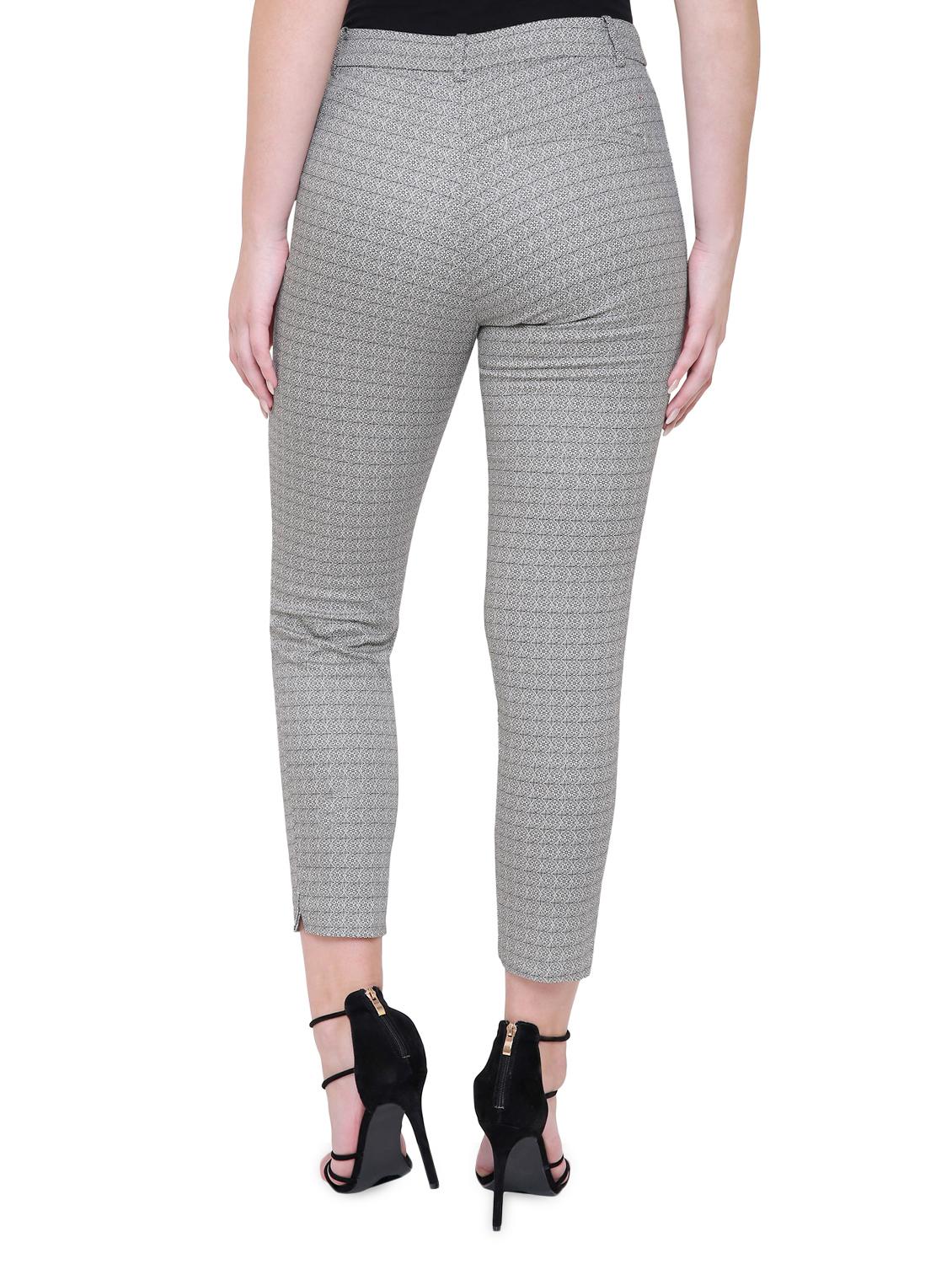 grey printed trouser - 15013761 - Zoom Image - 3