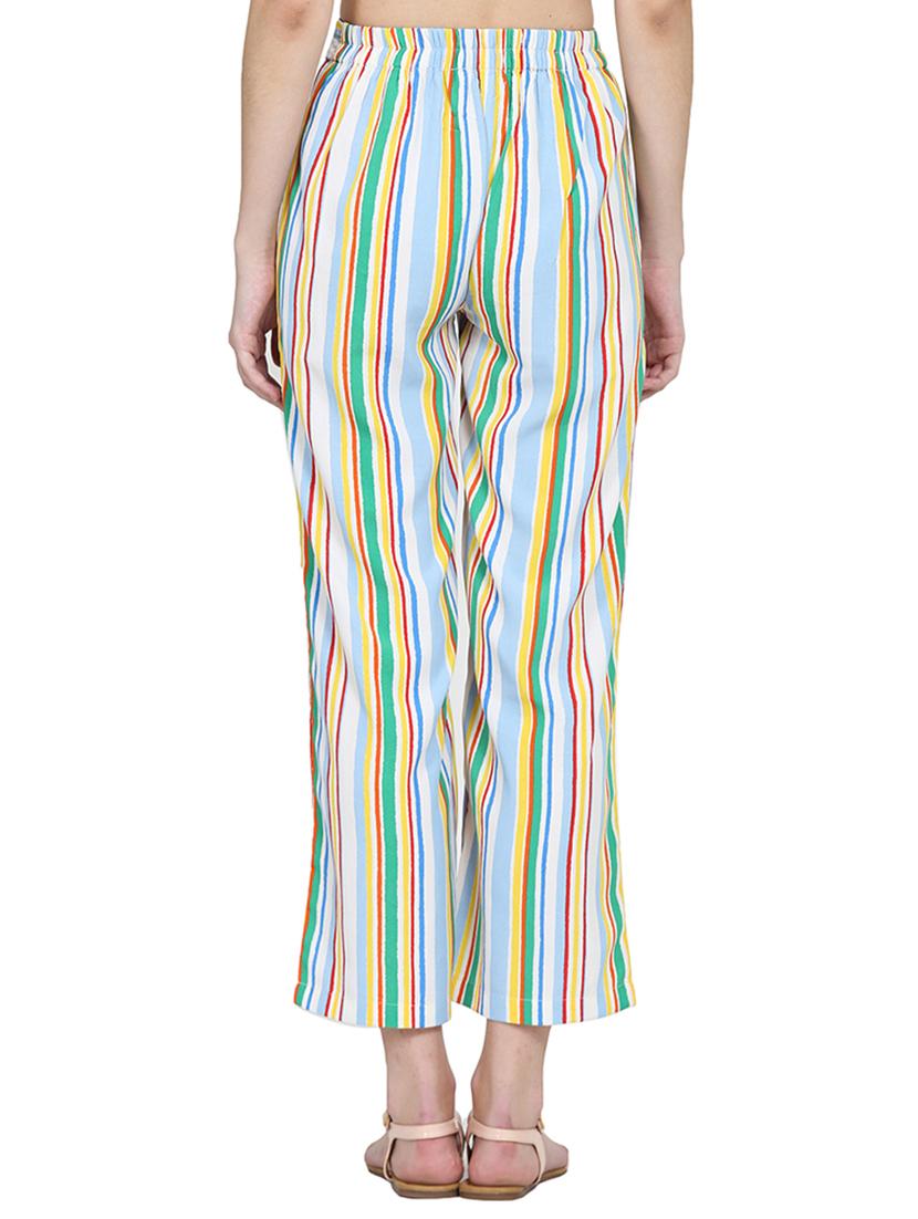 green striped palazzo - 15014232 - Zoom Image - 3