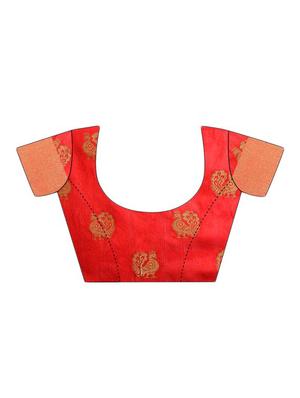 Conversational tussar silk saree with blouse - 15016953 - Standard Image - 3