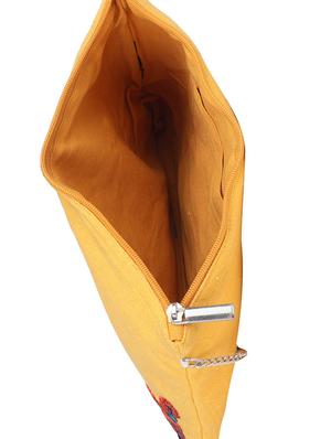 yellow cotton regular sling bag - 15017114 - Standard Image - 3