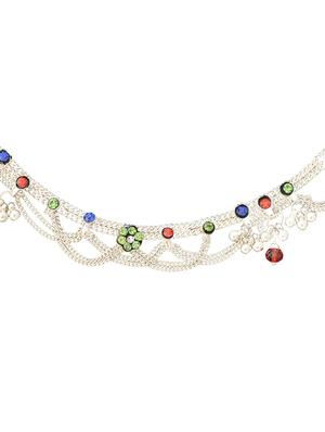 silver metal anklets and payal - 15017491 - Standard Image - 3