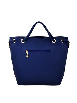 blue leatherette handbag - 15018714 - Standard Image - 3