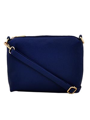 blue leatherette handbag - 15018714 - Standard Image - 6