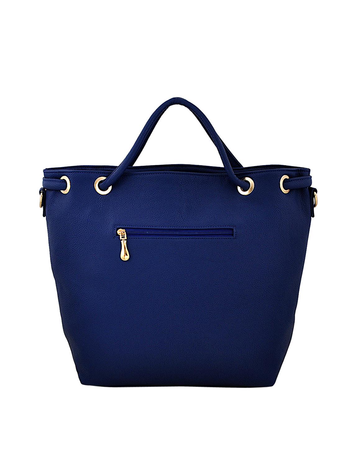 blue leatherette handbag - 15018714 - Zoom Image - 3