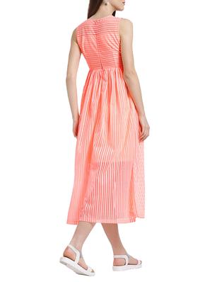 orange striped dress - 15019195 - Standard Image - 3