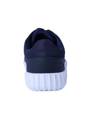 blue Mesh lace up sport shoe - 15019218 - Standard Image - 3