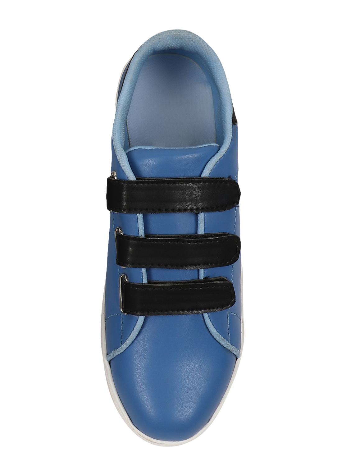 blue leatherette slip on sneaker - 15019227 - Zoom Image - 3