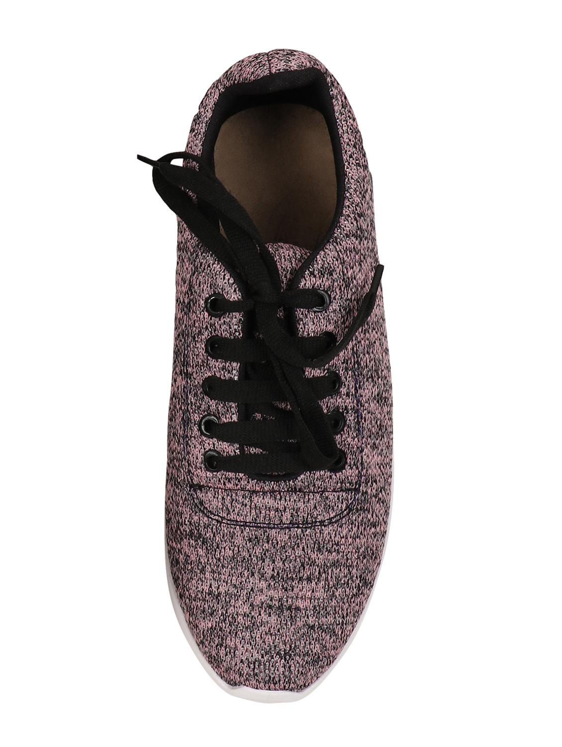 pink Fabric lace up sneaker - 15019229 - Zoom Image - 3
