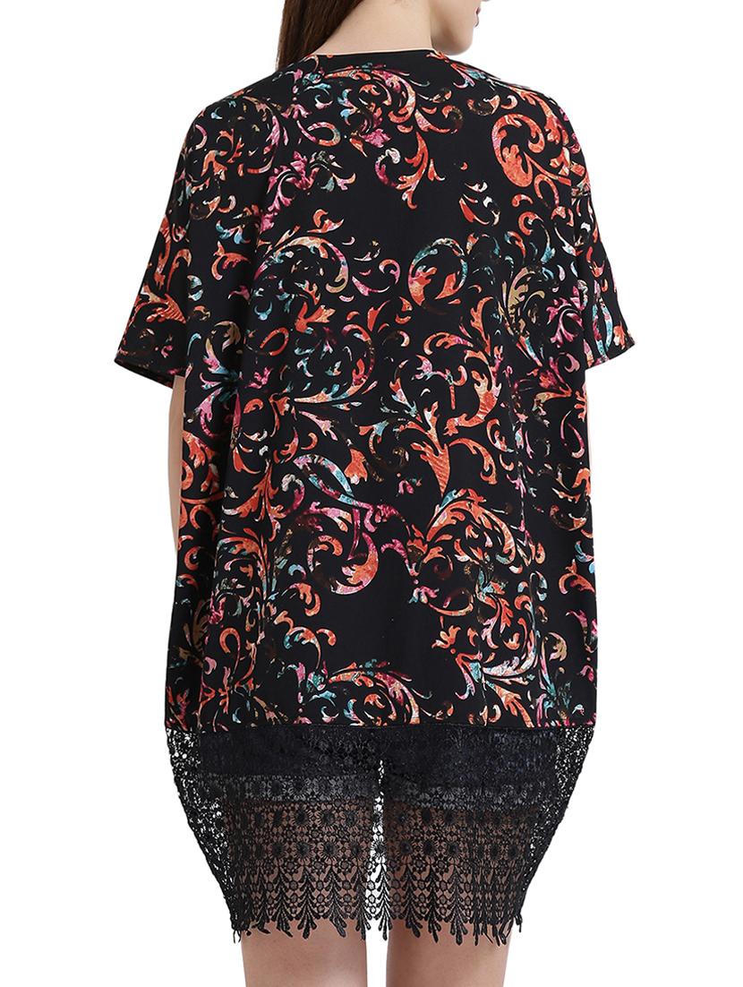 black printed shrug - 15019484 - Zoom Image - 3