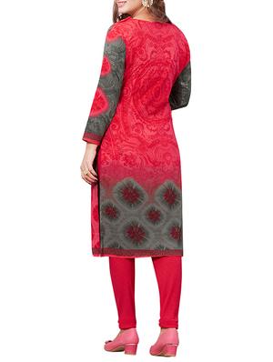 grey synthetic suit combos unstitched - 15019609 - Standard Image - 3