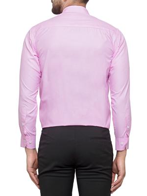 pink cotton formal shirt - 15019709 - Standard Image - 3