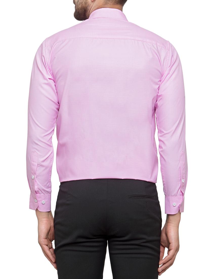 pink cotton formal shirt - 15019709 - Zoom Image - 3