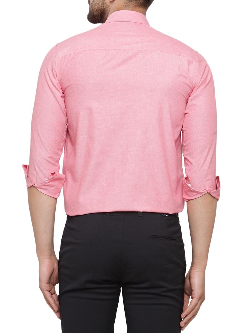 pink cotton formal shirt - 15019710 - Zoom Image - 3