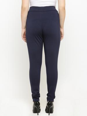 navy blue cotton jegging - 15019740 - Standard Image - 3