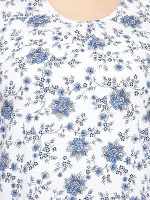 white cotton plus tee - 15019777 - Standard Image - 3