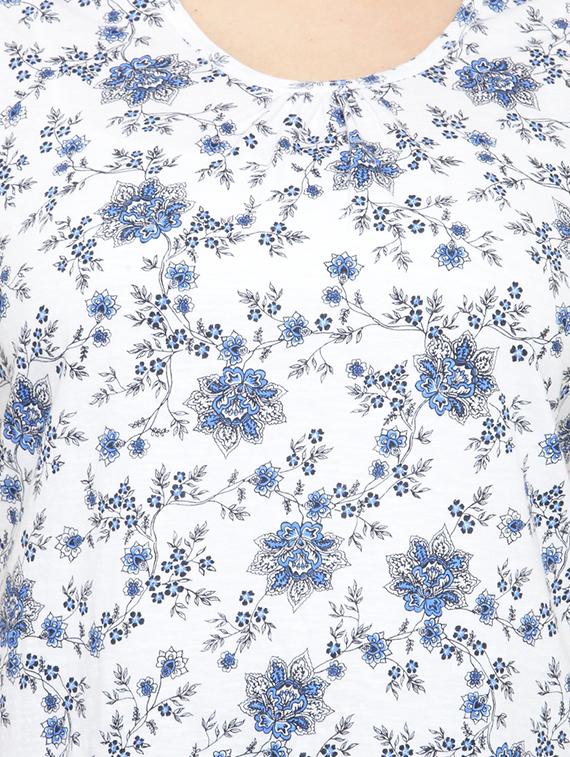 white cotton plus tee - 15019777 - Zoom Image - 3