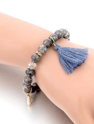 multi colored metal beaded bracelet - 15020624 - Standard Image - 3
