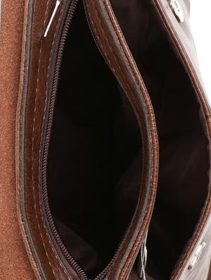 brown leatherette regular sling bag - 15020892 - Standard Image - 3