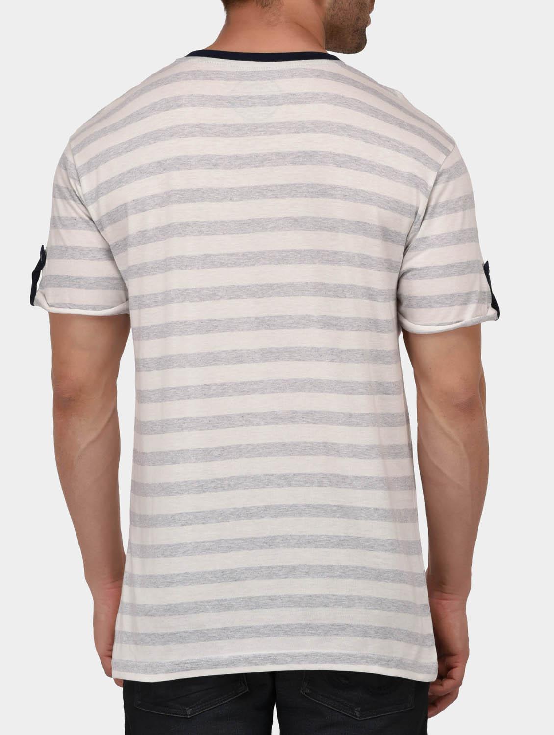 grey cotton t-shirt - 15021017 - Zoom Image - 3