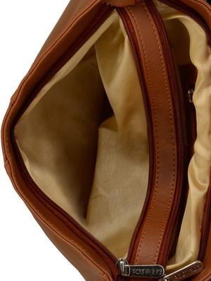 tan leatherette regular sling bag - 15021083 - Standard Image - 3