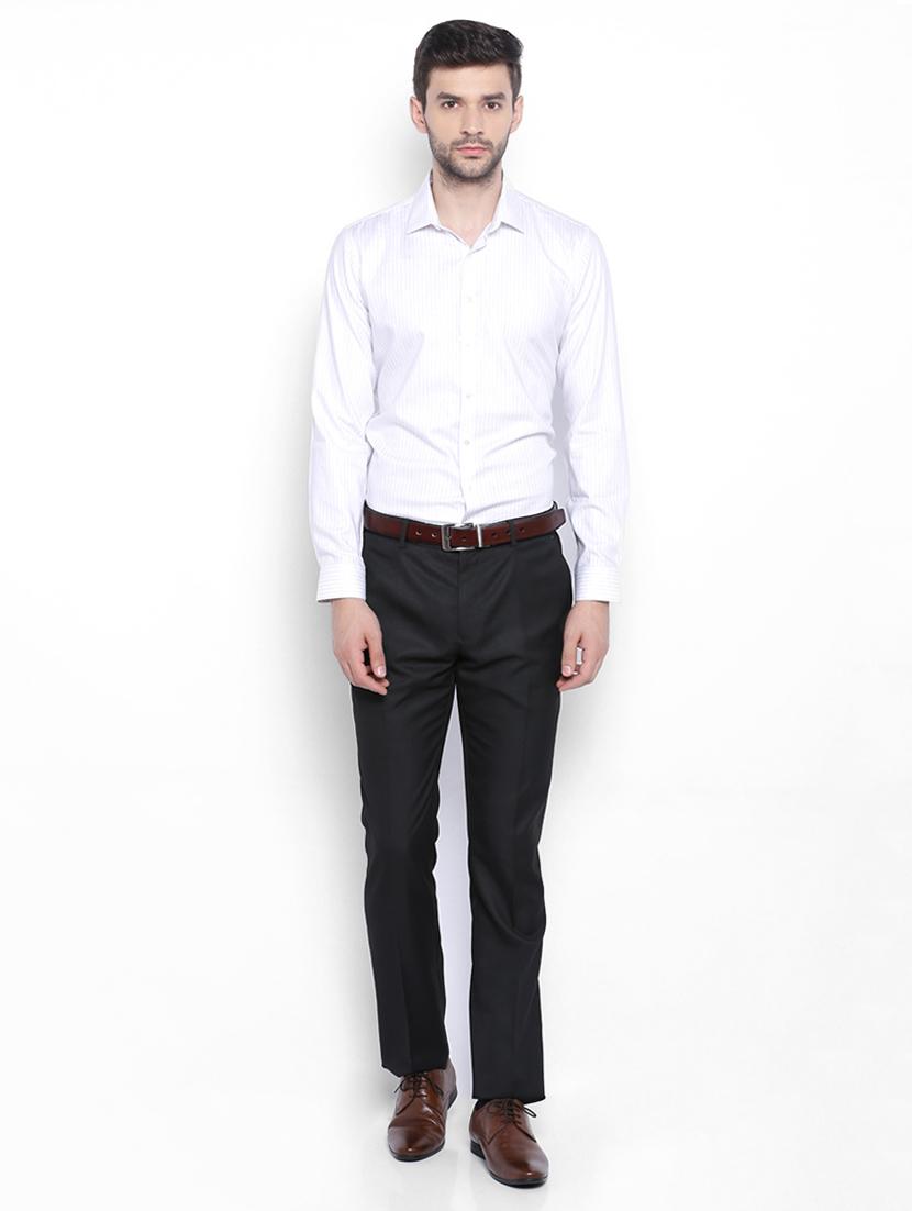 white cotton formal shirt - 15021548 - Zoom Image - 3