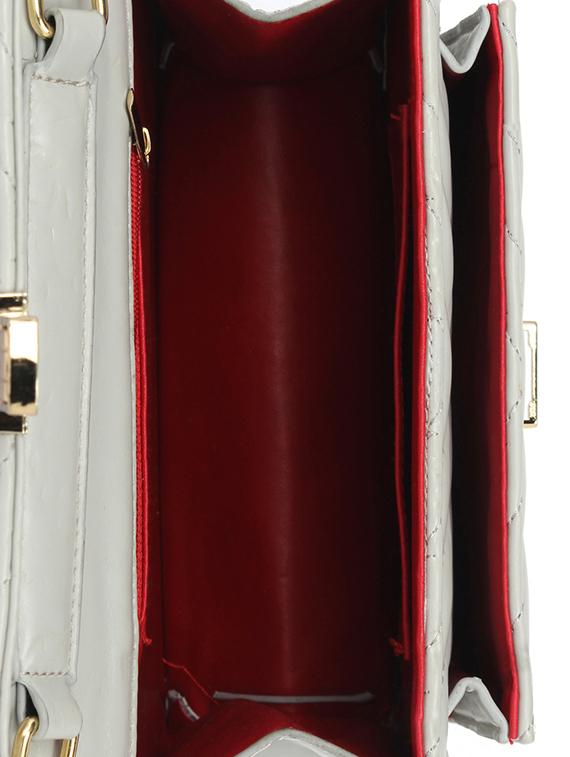 grey leatherette sling bag - 15021674 - Zoom Image - 3