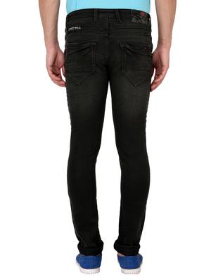 black denim washed jeans - 15022040 - Standard Image - 3