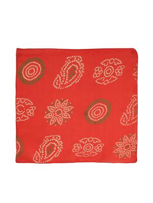 red silk pocketsquare - 15023994 - Standard Image - 3