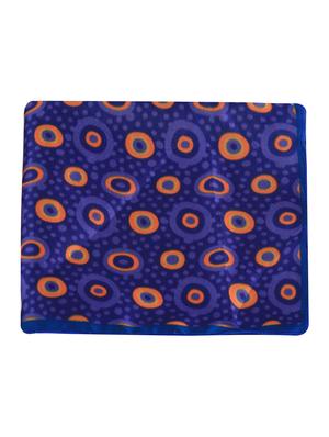 blue polyester pocketsquare - 15024026 - Standard Image - 6